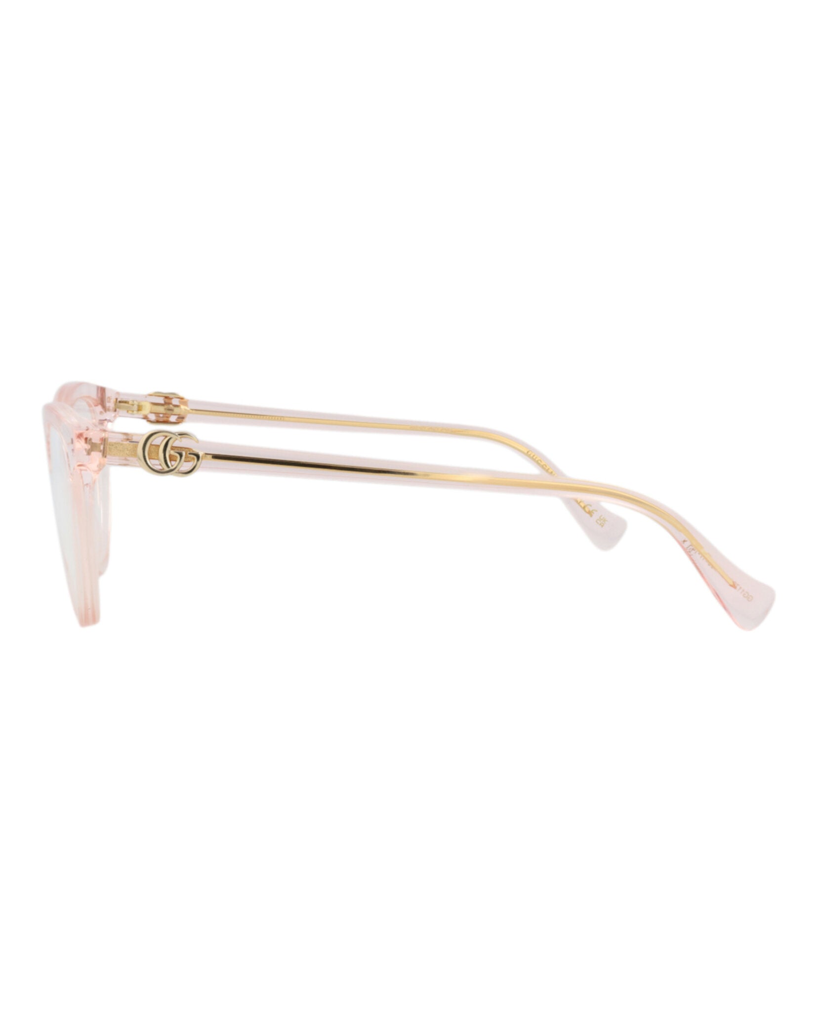 Gucci Gucci Womens Cat Eye Pink Pink Transparent Fashion Designer Eyewear
