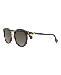 Gucci Gucci Womens Round/Oval Havana Havana Brown Fashion Designer Eyewear