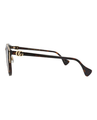 Gucci Gucci Womens Round/Oval Havana Havana Brown Fashion Designer Eyewear