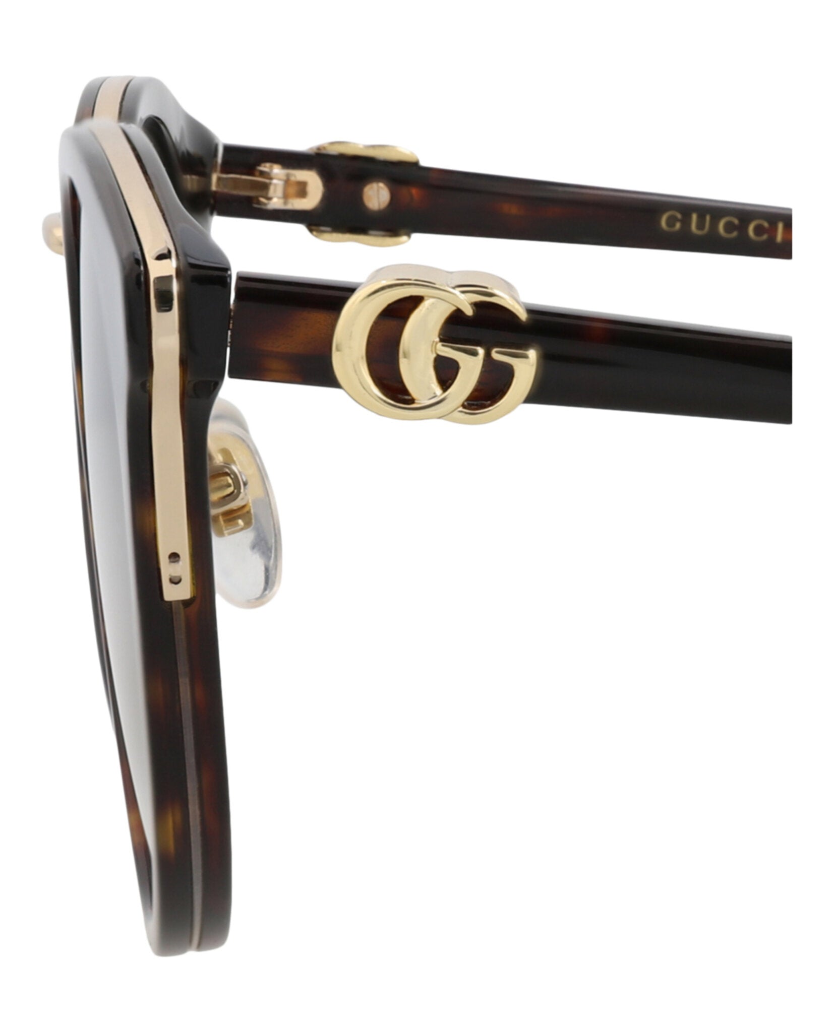 Gucci Gucci Womens Round/Oval Havana Havana Brown Fashion Designer Eyewear