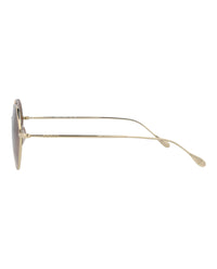 Gucci Womens Square/Rectangle Gold Gold Brown Fashion Designer Eyewear
