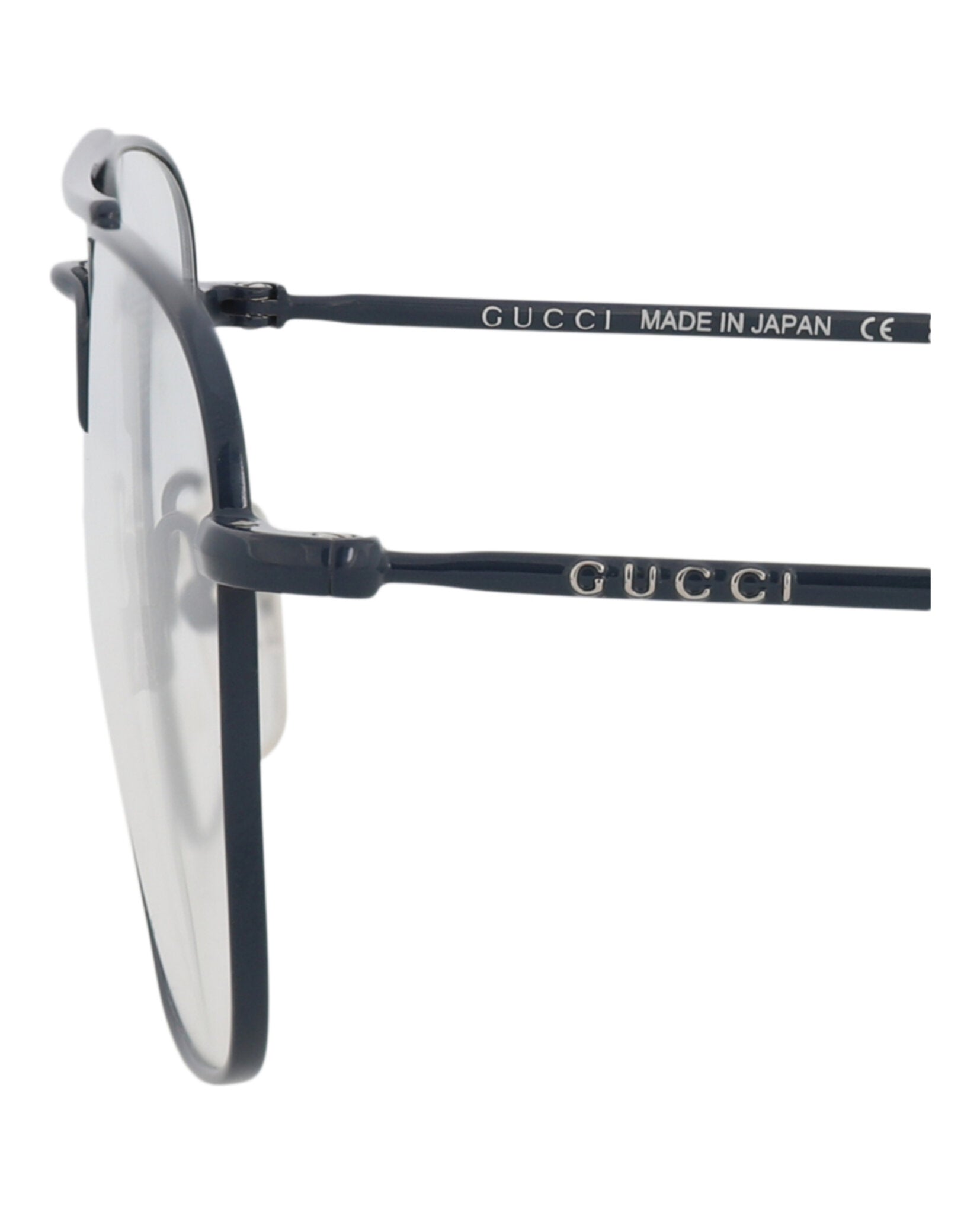 Gucci Gucci Mens Aviator Blue Blue Transparent Fashion Designer Eyewear