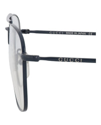 Gucci Gucci Mens Aviator Blue Blue Transparent Fashion Designer Eyewear