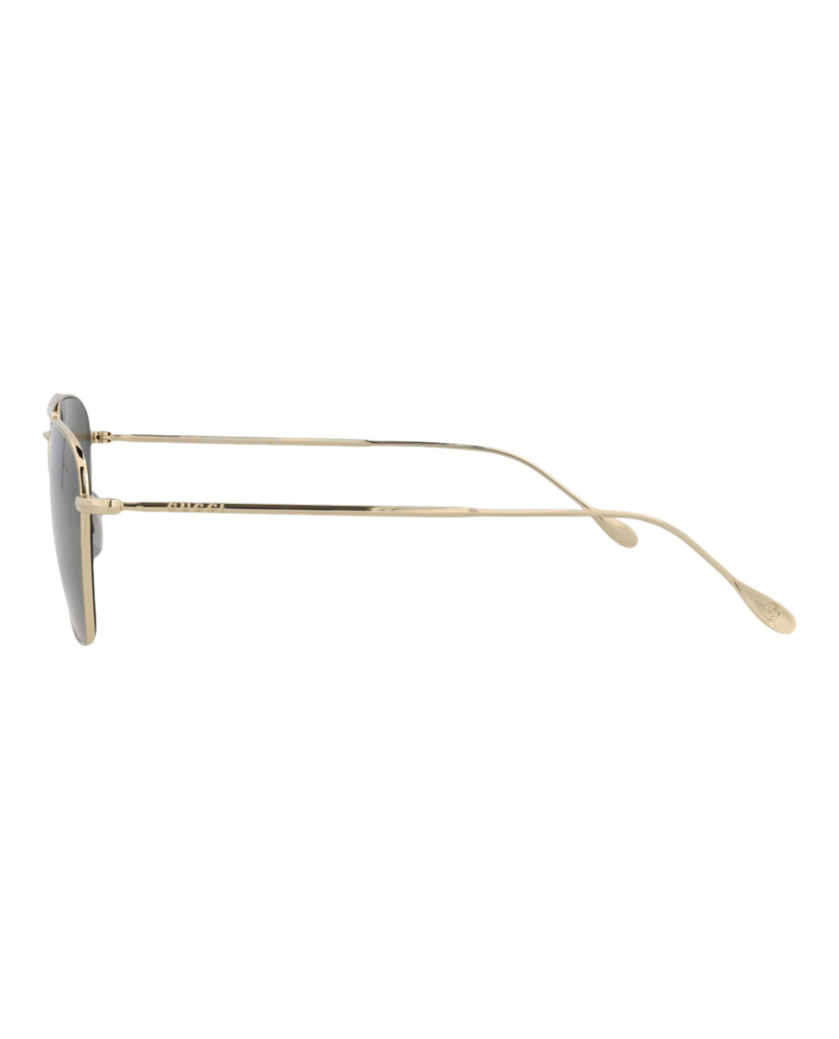Gucci Mens Square/Rectangle Gold Gold Grey Fashion Designer Eyewear
