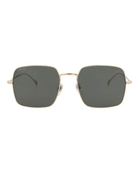 Gucci Mens Square/Rectangle Gold Gold Grey Fashion Designer Eyewear