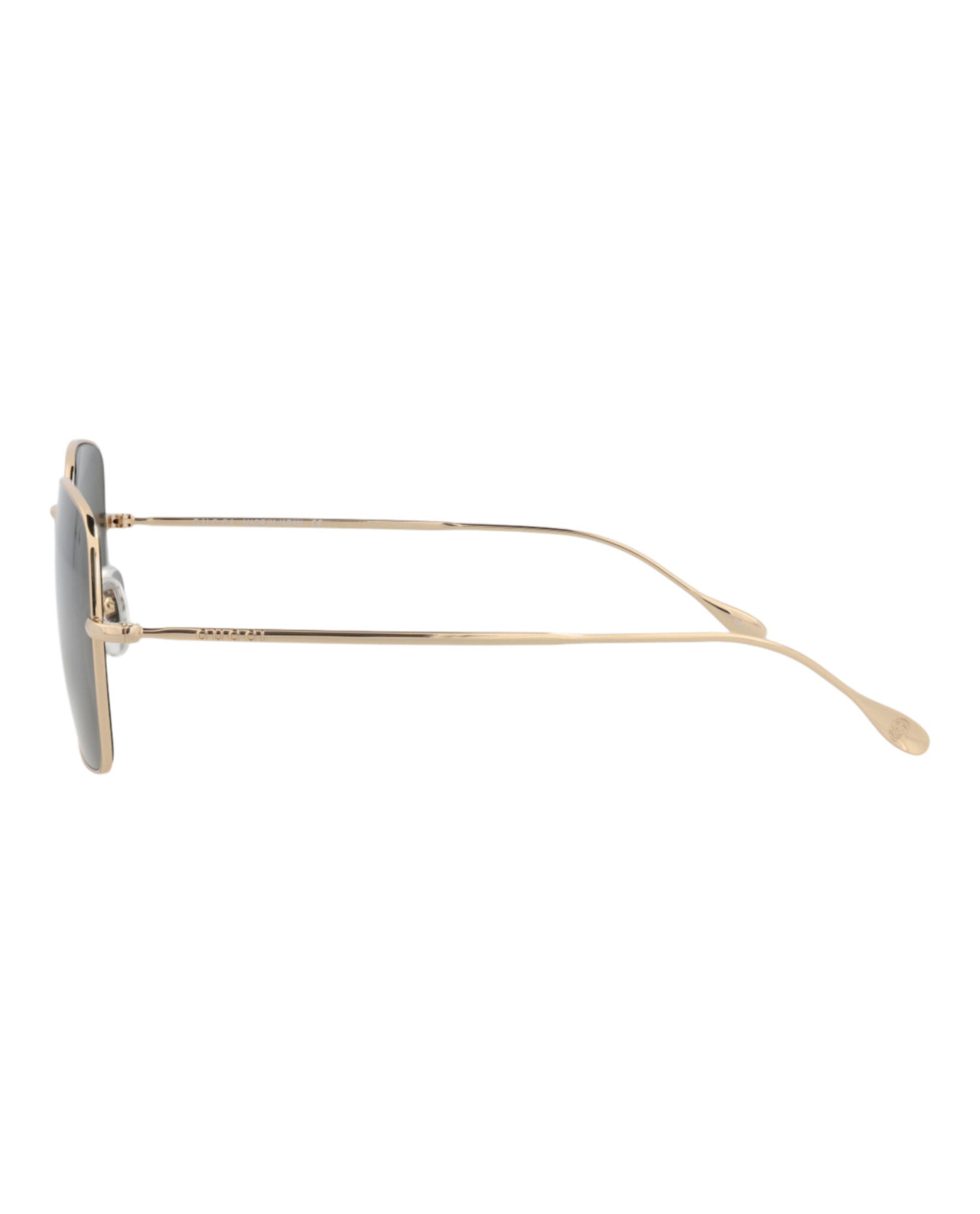 Gucci Mens Square/Rectangle Gold Gold Grey Fashion Designer Eyewear
