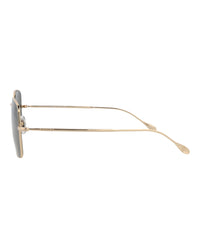 Gucci Mens Square/Rectangle Gold Gold Grey Fashion Designer Eyewear