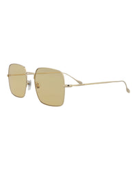 Gucci Gucci Mens Square/Rectangle Gold Gold Orange Fashion Designer Eyewear