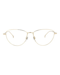 Gucci Womens Cat Eye Gold Gold Transparent Fashion Designer Eyewear