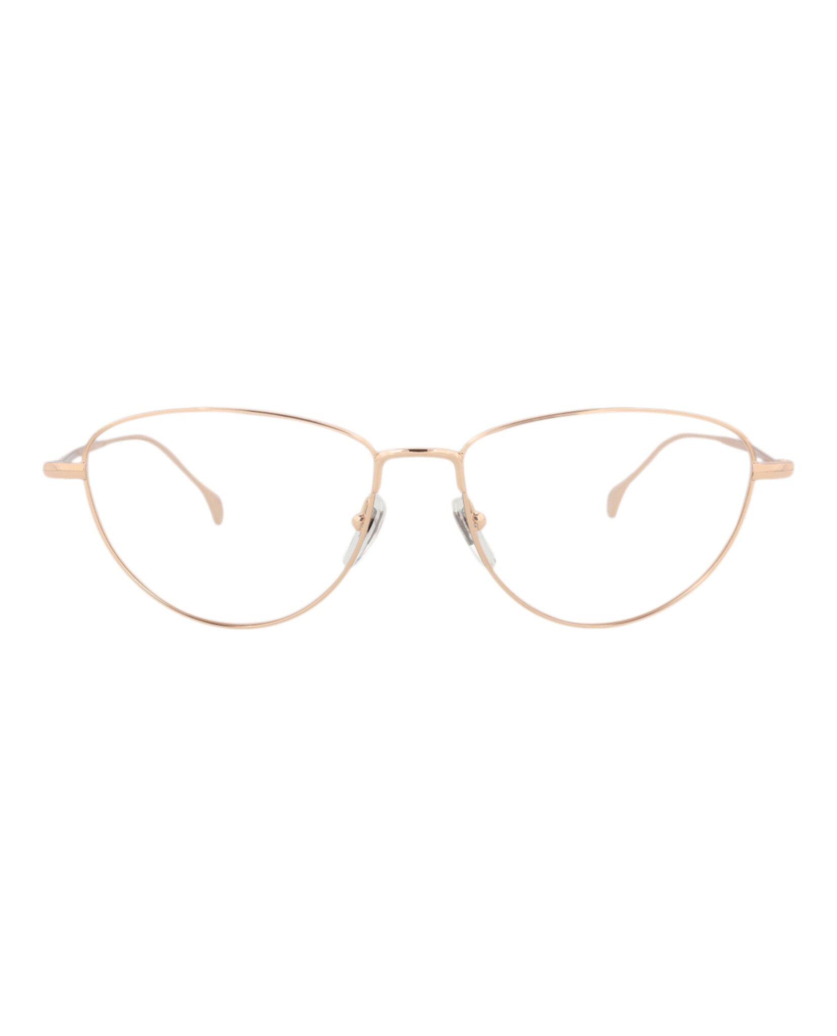 Gucci Gucci Womens Cat Eye Gold Gold Transparent Fashion Designer Eyewear