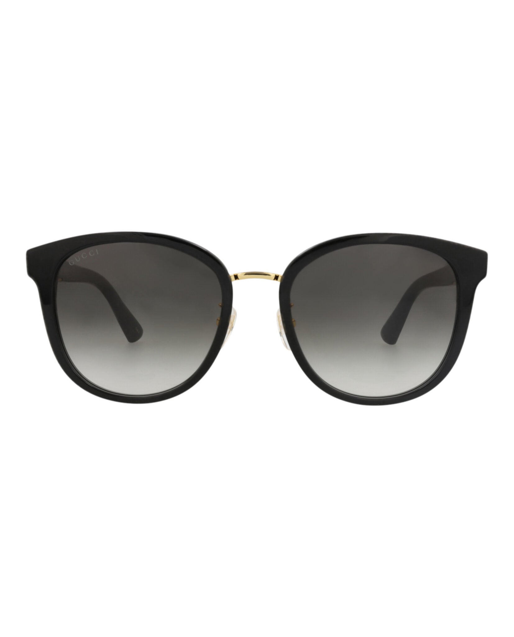 Gucci Gucci Womens Round/Oval Black Black Grey Fashion Designer Eyewear