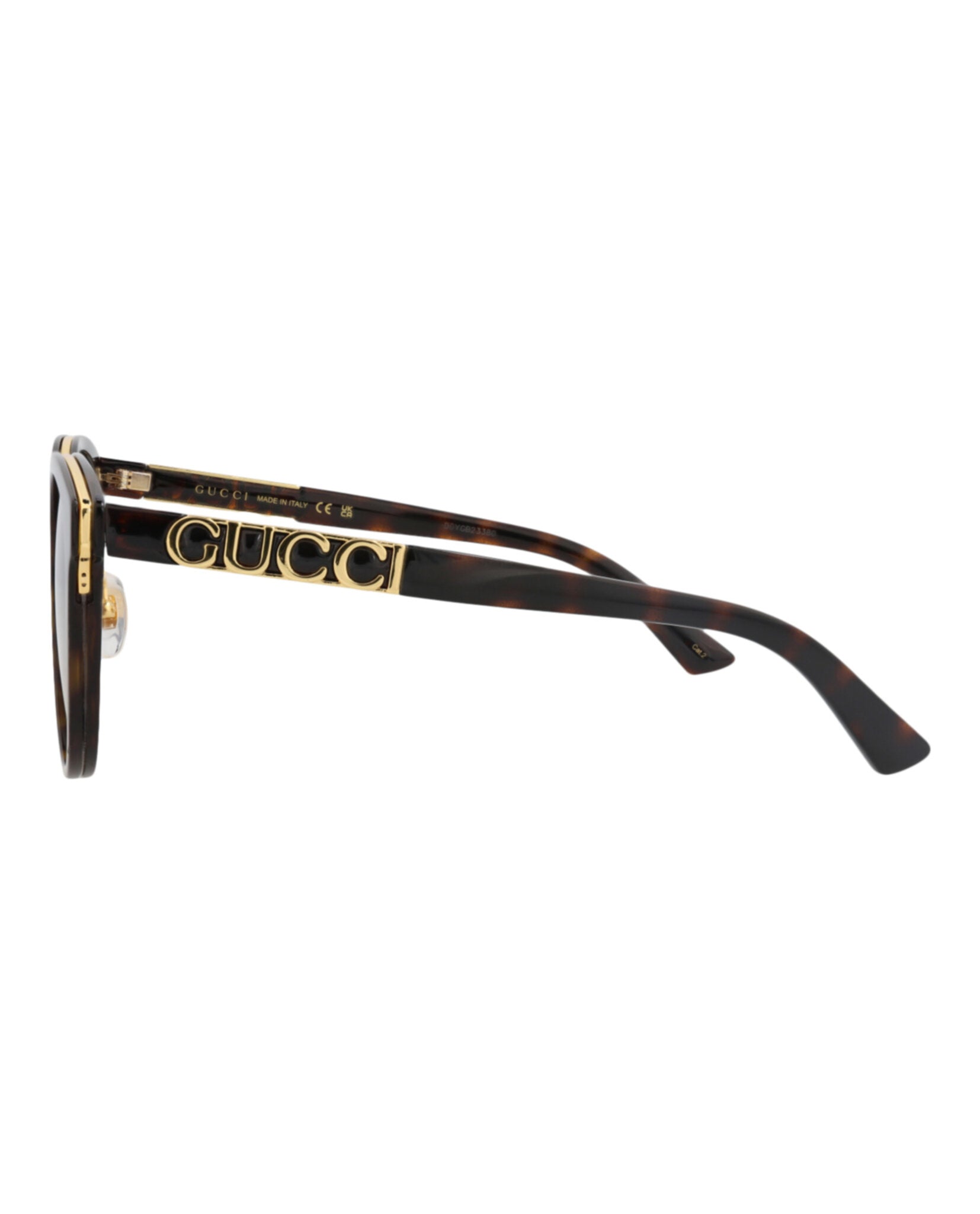 Gucci Gucci Womens Round/Oval Havana Havana Brown Fashion Designer Eyewear