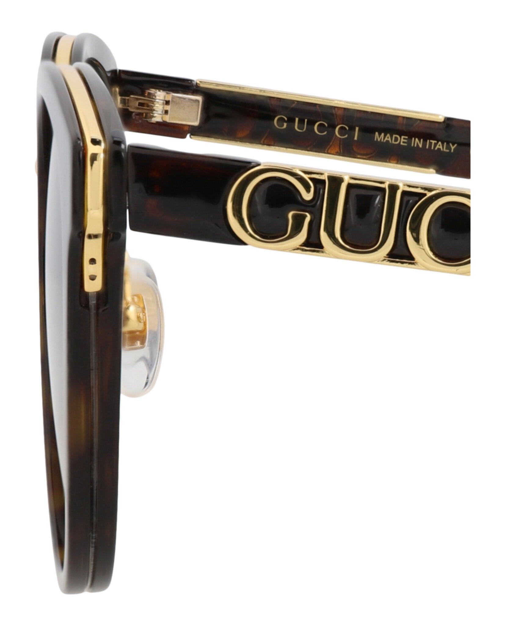 Gucci Gucci Womens Round/Oval Havana Havana Brown Fashion Designer Eyewear