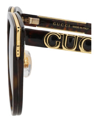 Gucci Gucci Womens Round/Oval Havana Havana Brown Fashion Designer Eyewear