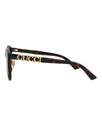 Gucci Womens Round/Oval Havana Havana Brown Fashion Designer Eyewear