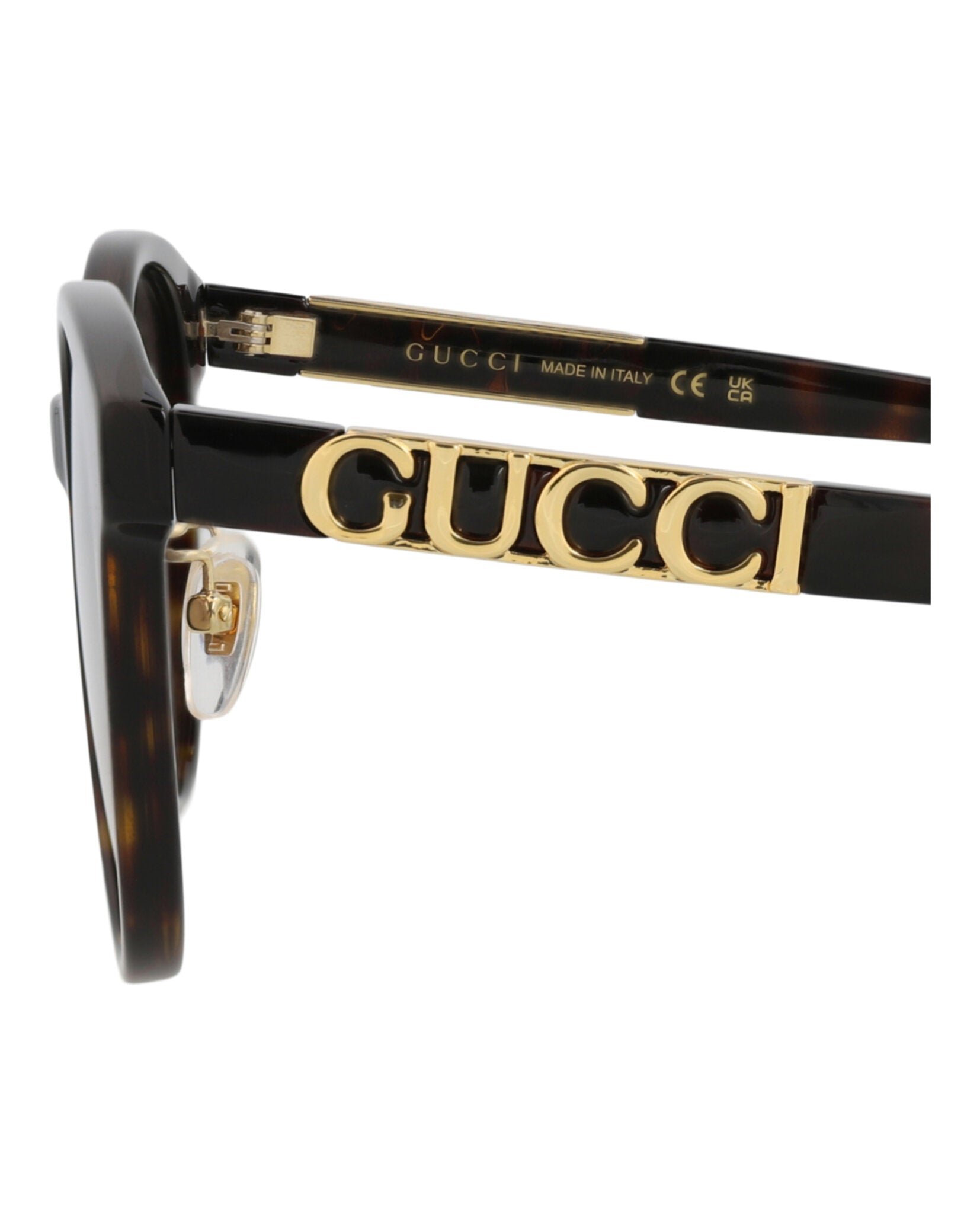 Gucci Womens Round/Oval Havana Havana Brown Fashion Designer Eyewear