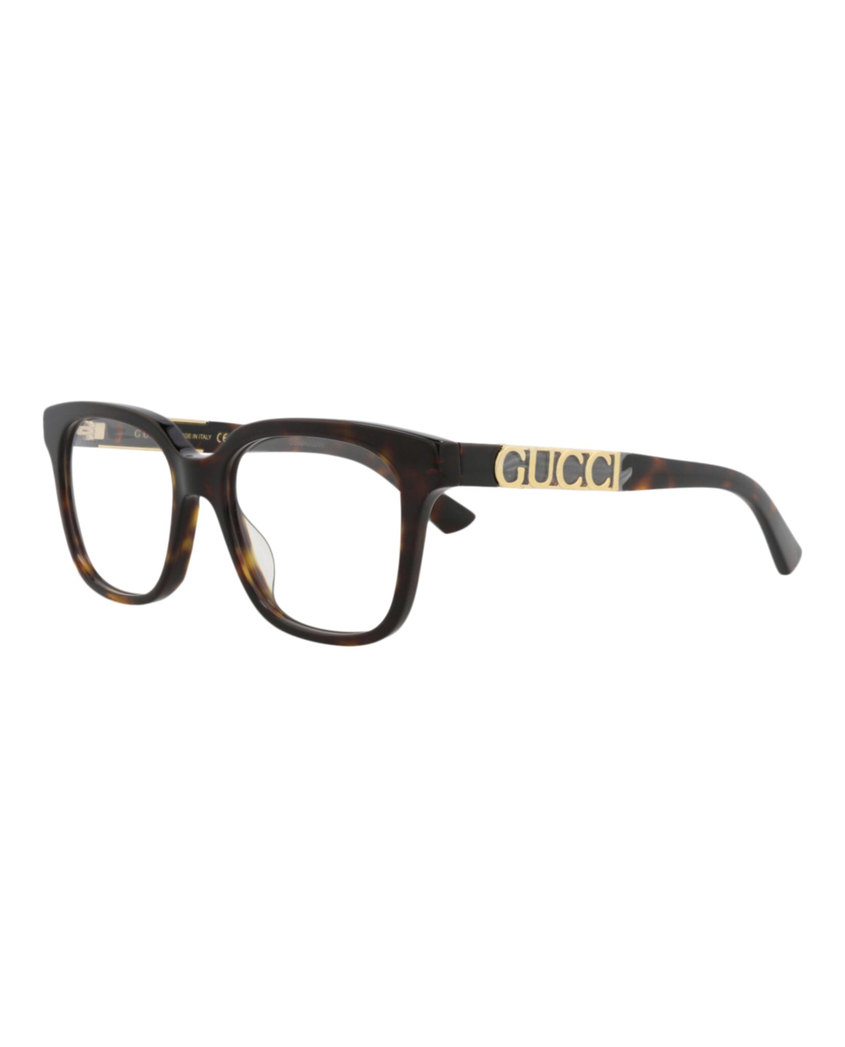 Gucci Gucci Womens Square/Rectangle Havana Havana Transparent Fashion Designer Eyewear