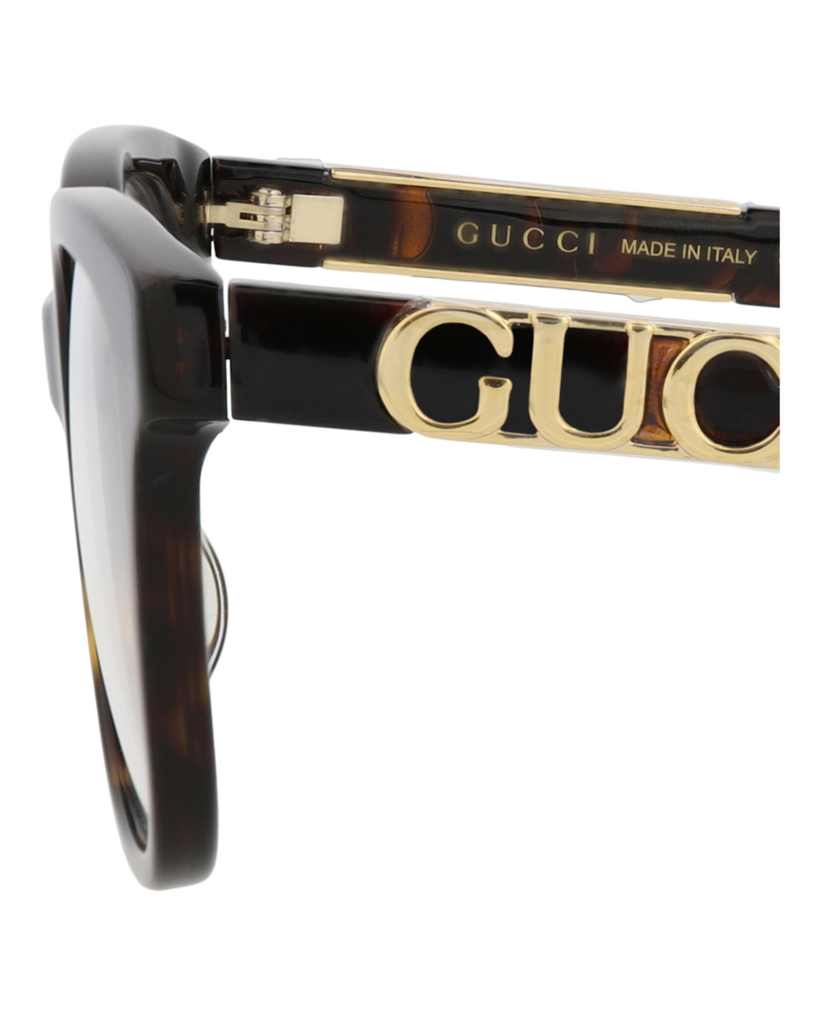 Gucci Gucci Womens Square/Rectangle Havana Havana Transparent Fashion Designer Eyewear