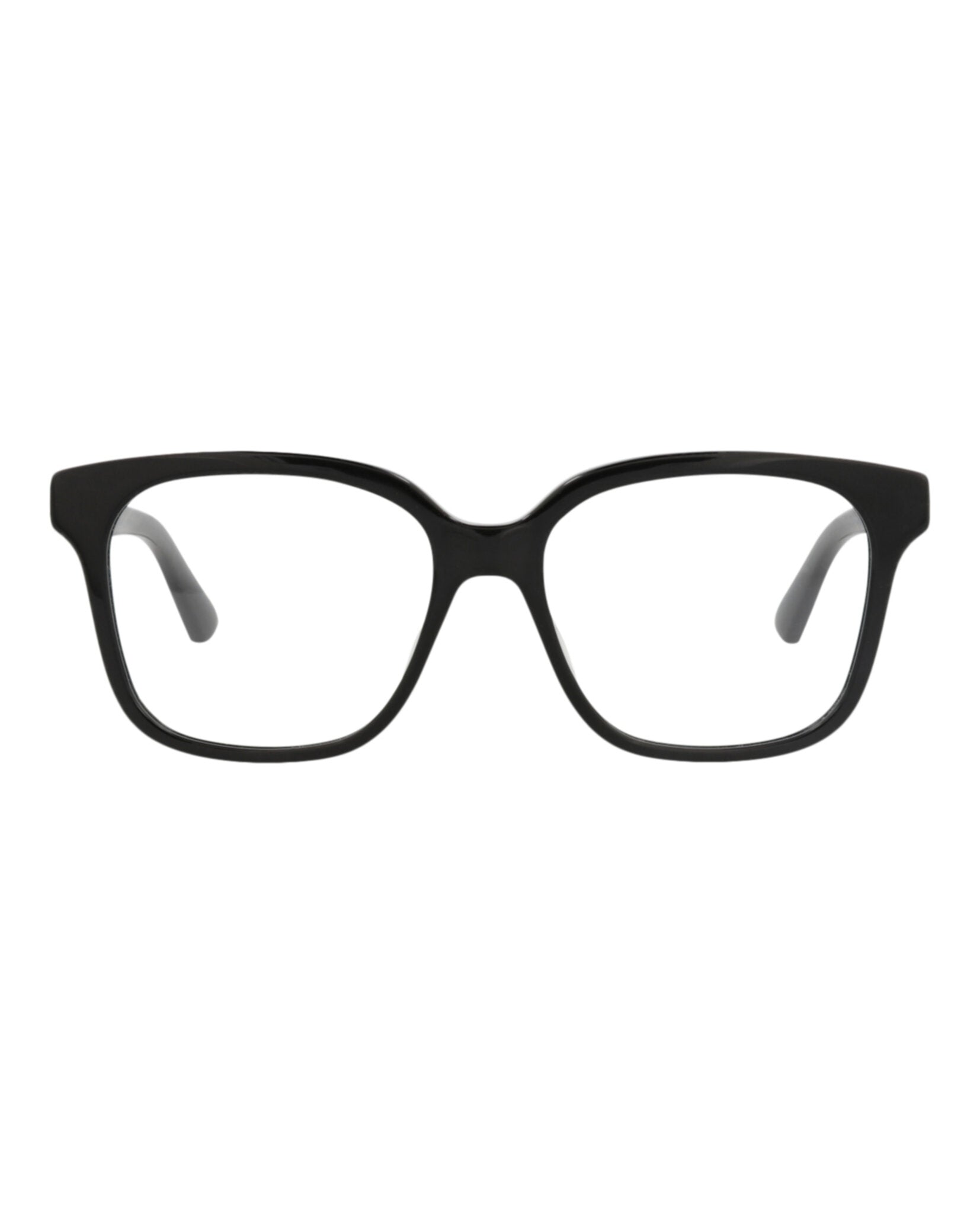 Gucci Gucci Womens Square/Rectangle Black Black Transparent Fashion Designer Eyewear