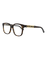 Gucci Gucci Womens Square/Rectangle Havana Havana Transparent Fashion Designer Eyewear