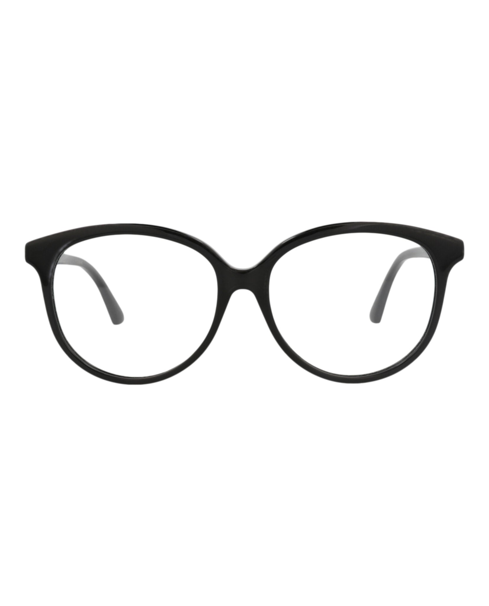 Gucci Gucci Womens Round/Oval Black Black Transparent Fashion Designer Eyewear