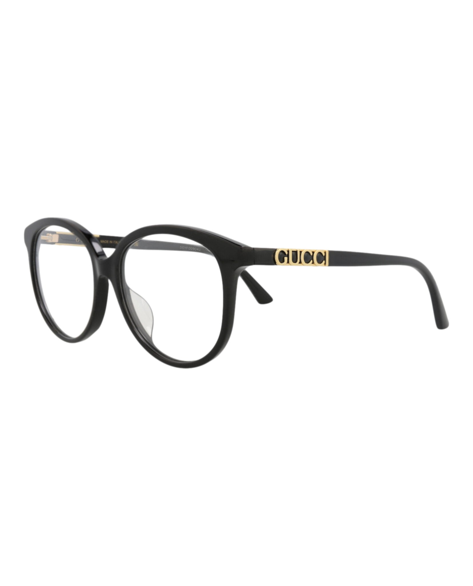 Gucci Gucci Womens Round/Oval Black Black Transparent Fashion Designer Eyewear