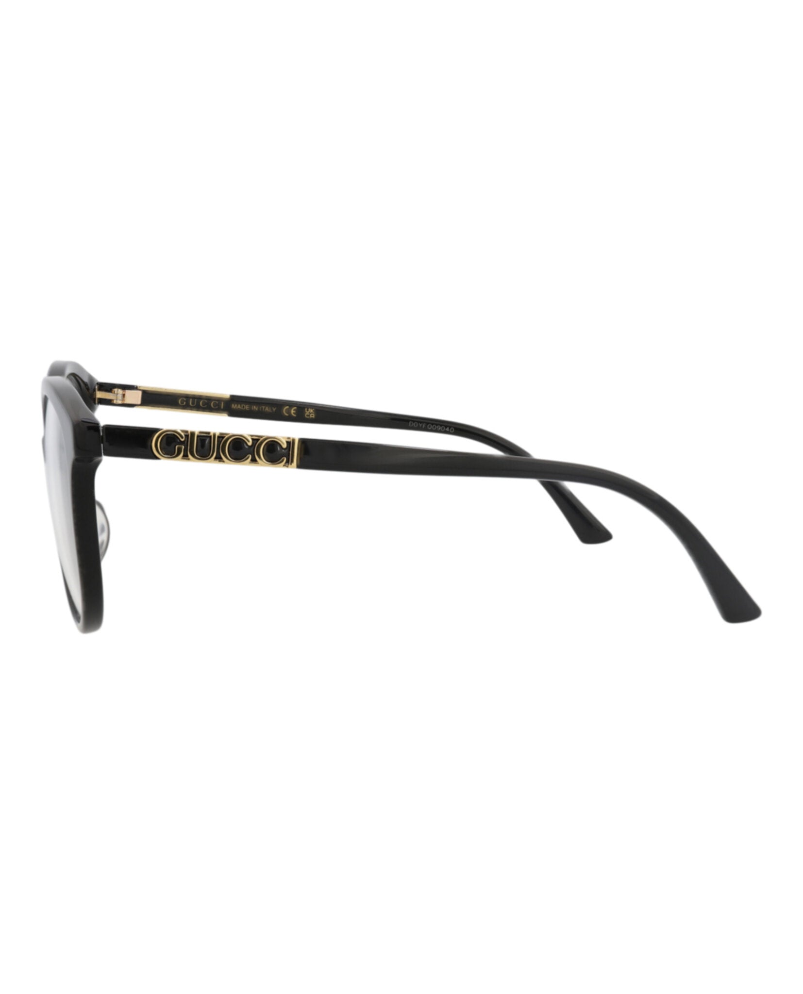 Gucci Gucci Womens Round/Oval Black Black Transparent Fashion Designer Eyewear