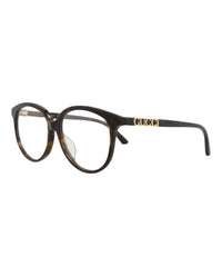 Gucci Gucci Womens Round/Oval Havana Havana Transparent Fashion Designer Eyewear