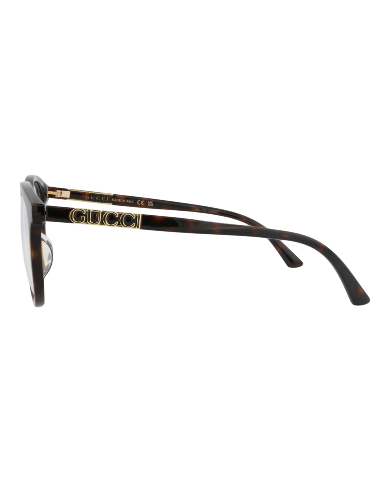 Gucci Gucci Womens Round/Oval Havana Havana Transparent Fashion Designer Eyewear