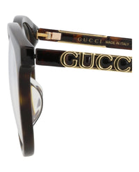 Gucci Gucci Womens Round/Oval Havana Havana Transparent Fashion Designer Eyewear