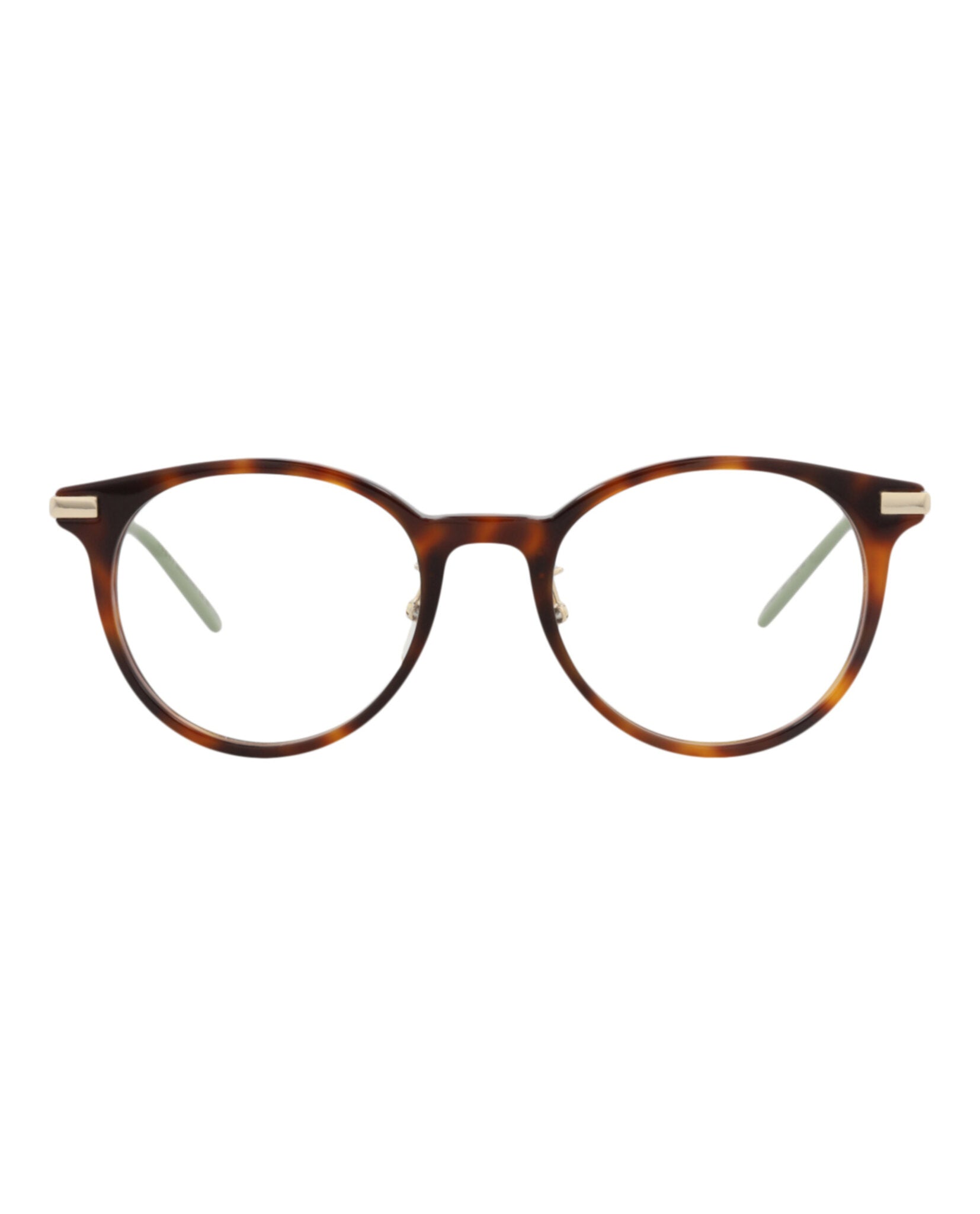 Gucci Gucci Womens Round/Oval Havana Gold Transparent Fashion Designer Eyewear