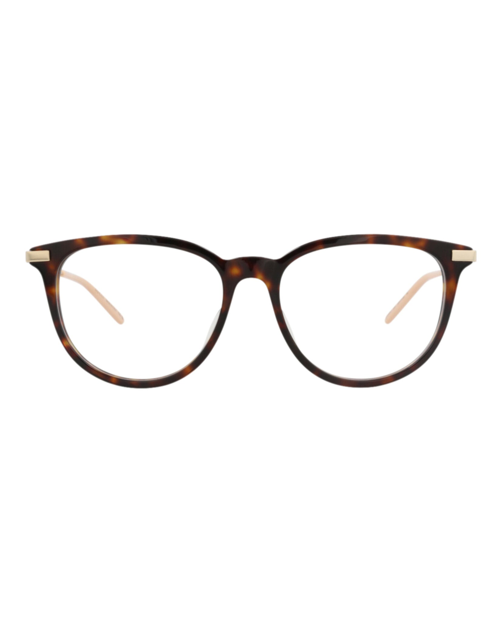 Gucci Gucci Womens Round/Oval Havana Gold Transparent Fashion Designer Eyewear