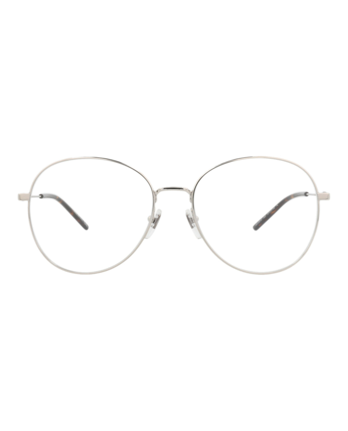 Gucci Womens Round/Oval Silver Silver Transparent Fashion Designer Eyewear