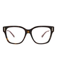Gucci Gucci Womens Square/Rectangle Havana Gold Transparent Fashion Designer Eyewear