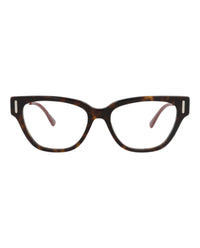 Gucci Womens Square/Rectangle Havana Silver Transparent Fashion Designer Eyewear