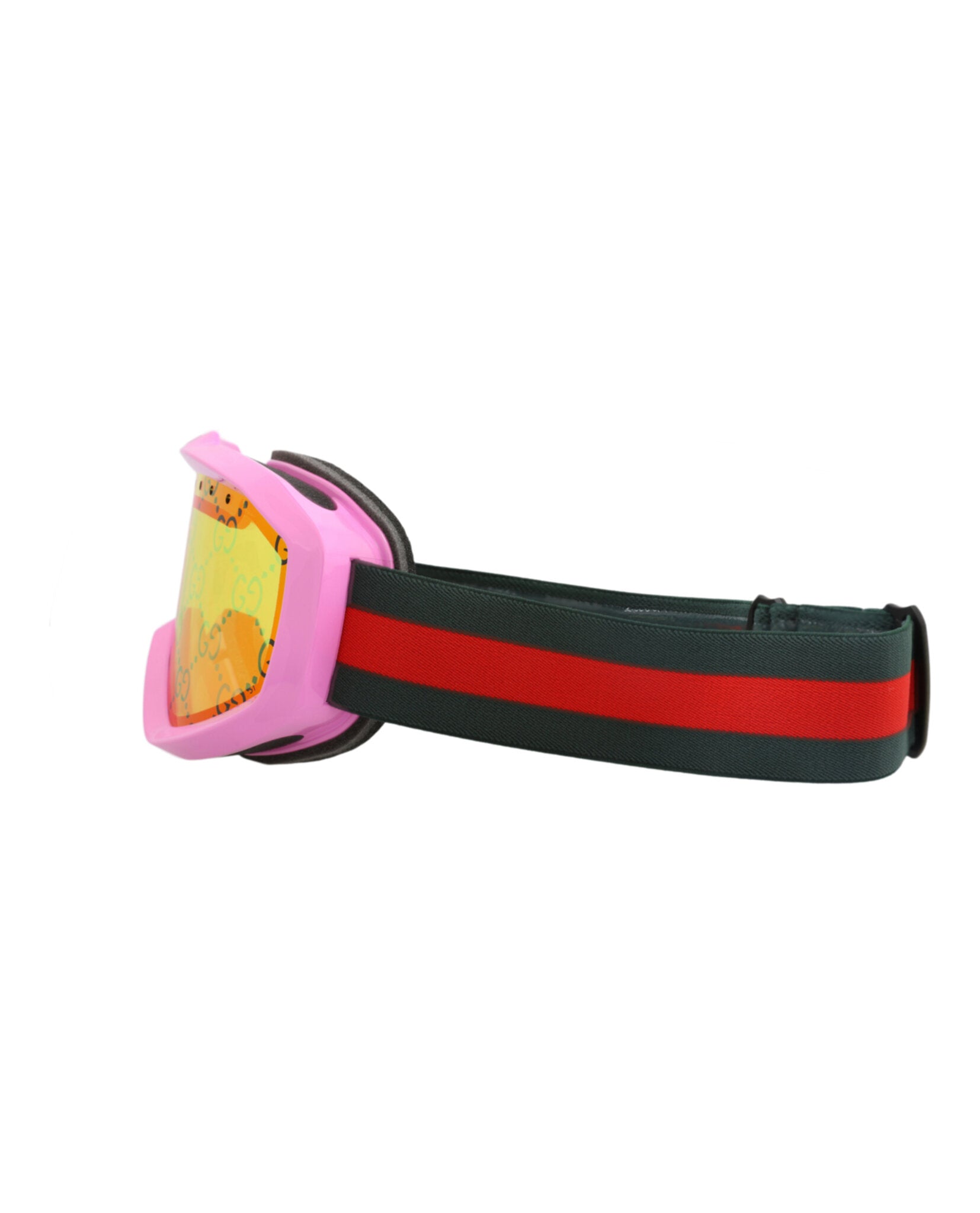 Gucci Gucci Unisex Shield/Wrap Pink Multicolor Yellow Fashion Designer Eyewear