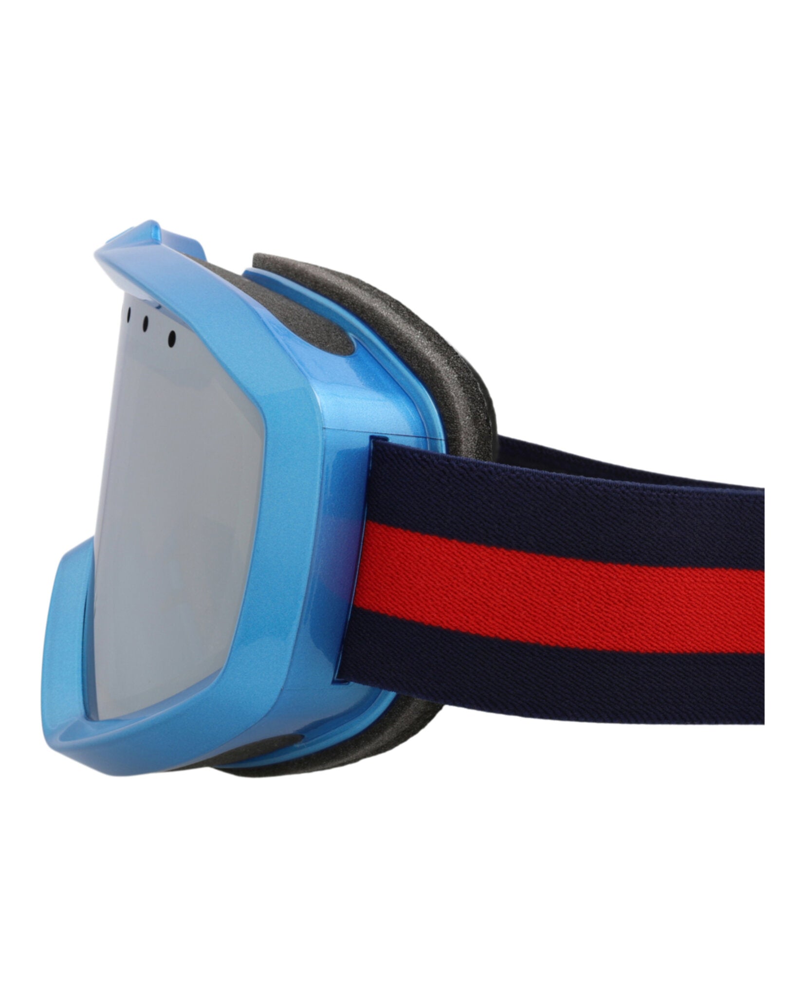 Gucci Unisex Shield/Wrap Blue Blue Silver Fashion Designer Eyewear