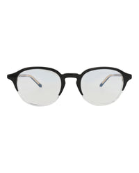 Gucci Mens Round/Oval Black Black Transparent Fashion Designer Eyewear