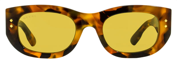 Gucci GG1215S Rectangular Sunglasses 004 Havana 51mm