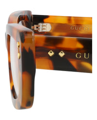Gucci Womens Square/Rectangle Havana Havana Transparent Fashion Designer Eyewear