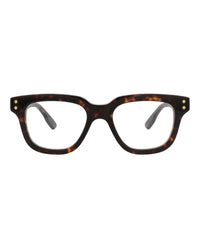 Gucci Mens Square/Rectangle Havana Havana Transparent Fashion Designer Eyewear