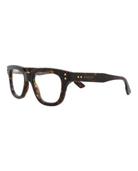 Gucci Mens Square/Rectangle Havana Havana Transparent Fashion Designer Eyewear