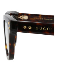 Gucci Mens Square/Rectangle Havana Havana Transparent Fashion Designer Eyewear
