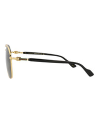 Gucci Mens Aviator Gold Gold Grey Fashion Designer Eyewear