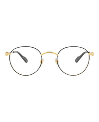 Gucci Gucci Mens Round/Oval Gold Gold Transparent Fashion Designer Eyewear