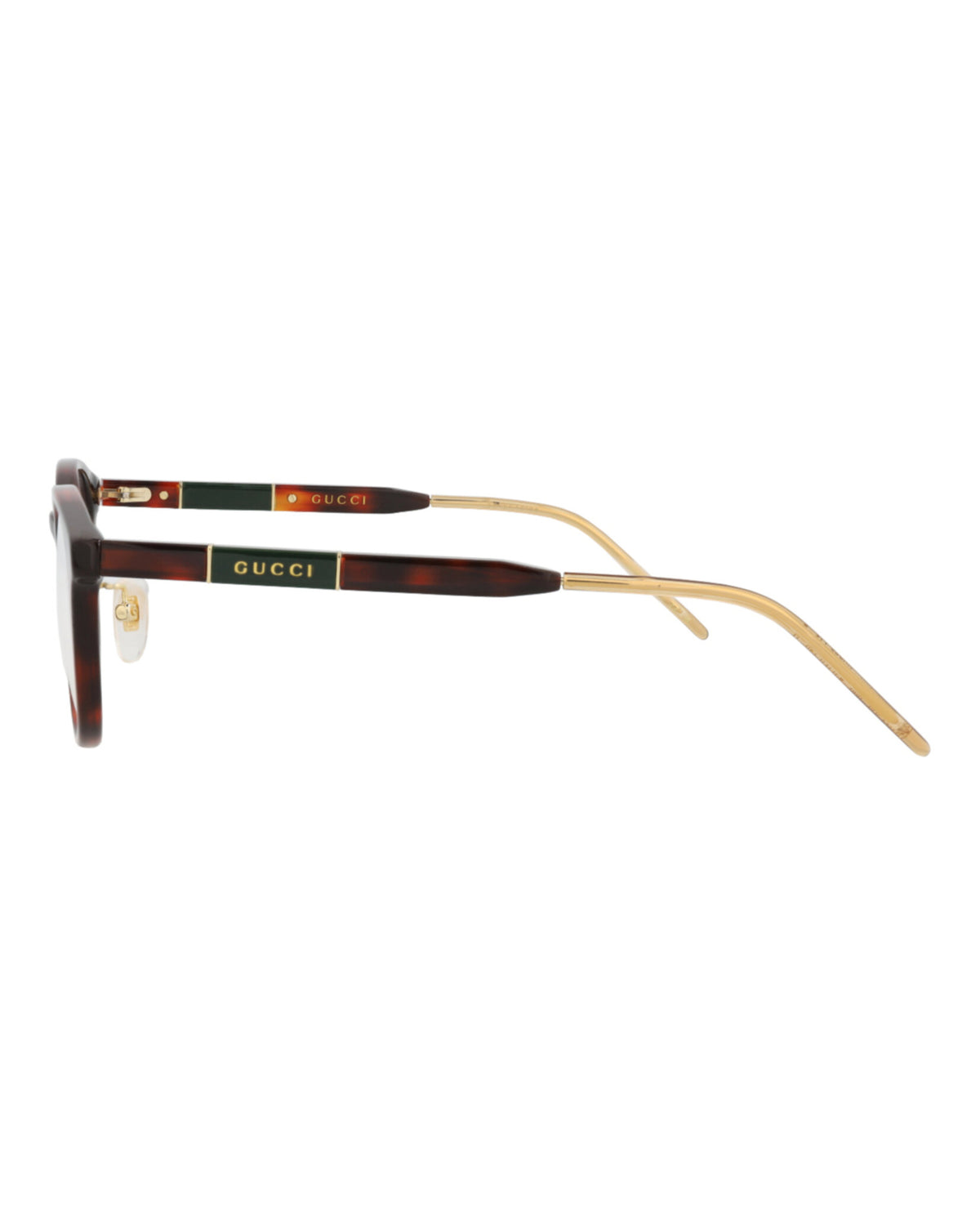 Gucci Unisex Round/Oval Havana Havana Transparent Fashion Designer Eyewear