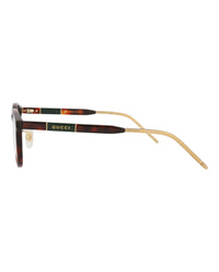Gucci Unisex Round/Oval Havana Havana Transparent Fashion Designer Eyewear