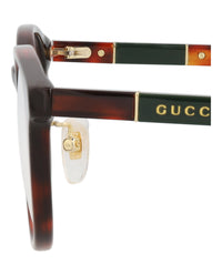 Gucci Unisex Round/Oval Havana Havana Transparent Fashion Designer Eyewear