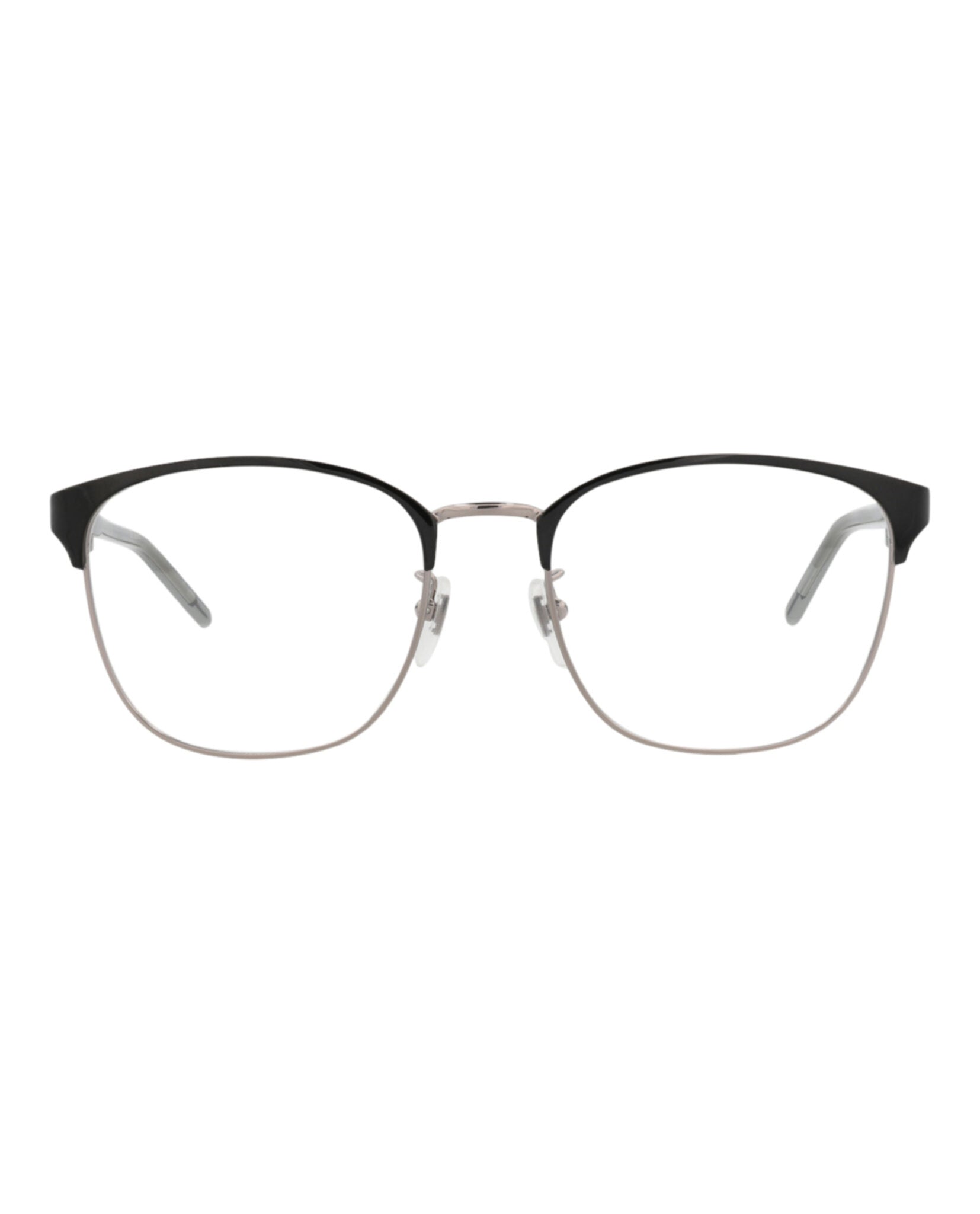 Gucci Gucci Mens Square/Rectangle Ruthenium Grey Transparent Fashion Designer Eyewear