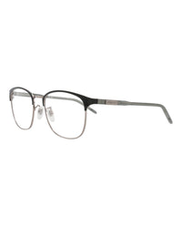 Gucci Gucci Mens Square/Rectangle Ruthenium Grey Transparent Fashion Designer Eyewear